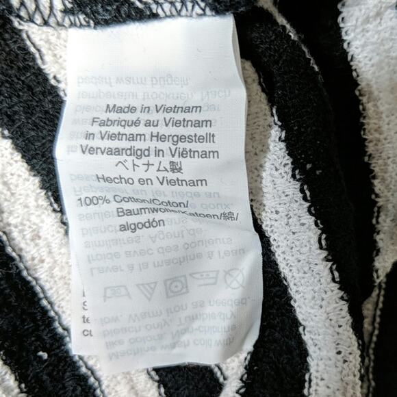 Madewell Modern Stripe Side-Tie Top - Size L - NWOT - Picture 6 of 8